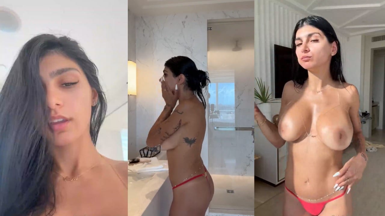 Onlyfans Leaks Mia Khalifa 40 min Shower Naked Tease