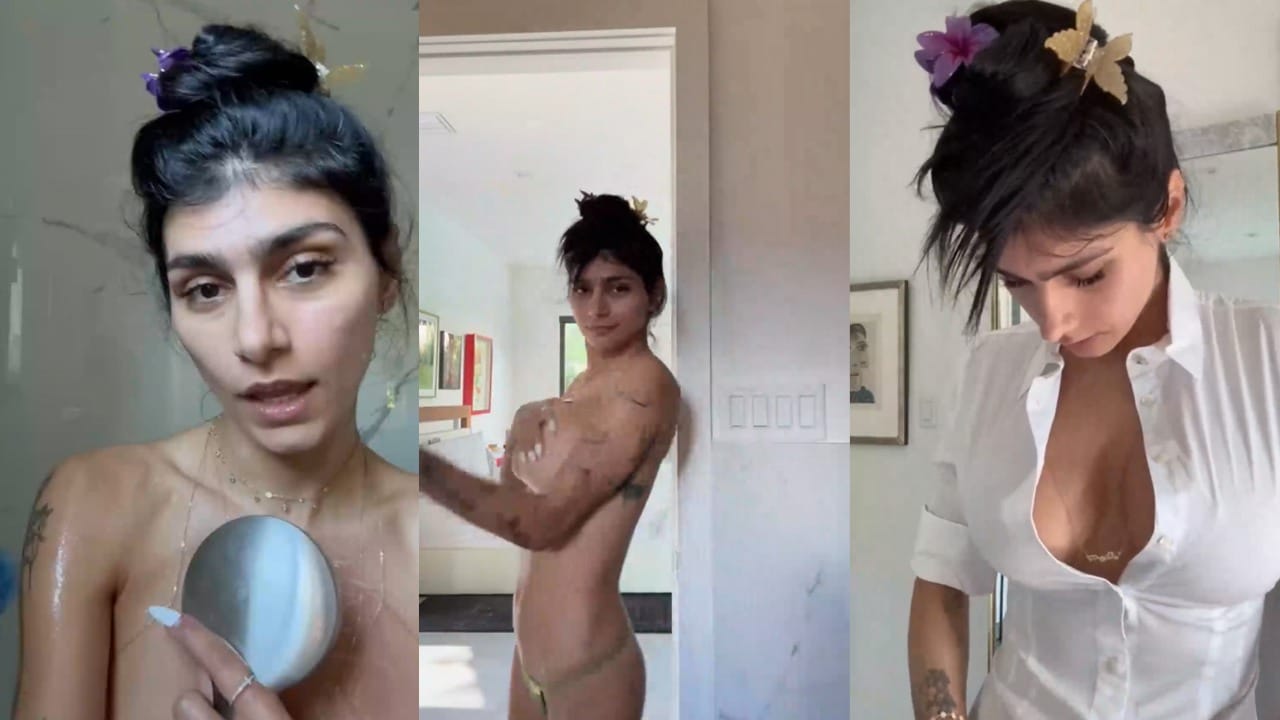 Onlyfans Leaks Mia Khalifa White Dress Tease Leaked