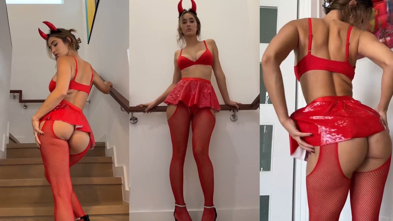 Onlyfans Leaks Natalie Roush Red Little Devil Tease